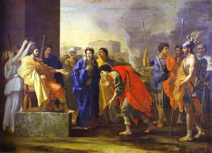 The Continence of Scipio,, Nicolas Poussin